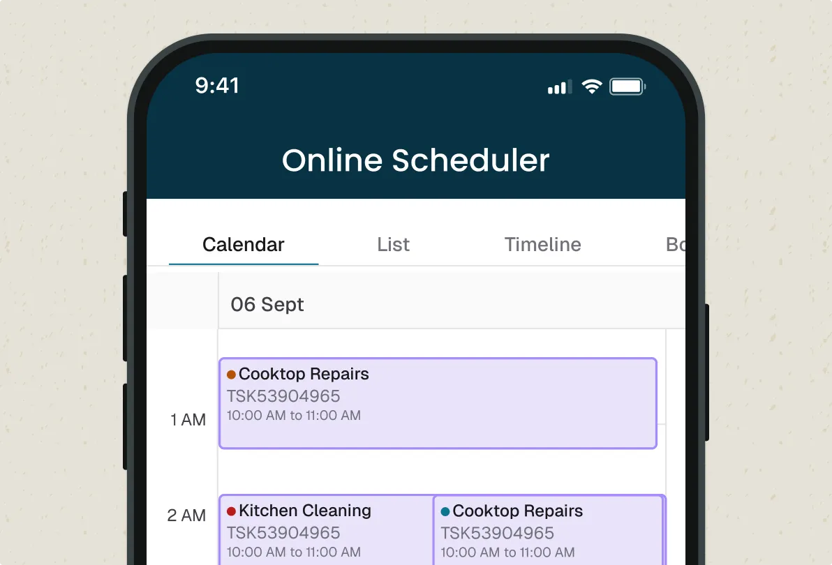 Scheduling feature 4